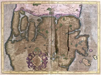 Północna część Jutlandii, Skandynawia (grafika