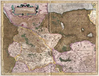 Saksonia i Meklemburgia, Niemcy (grawerowanie