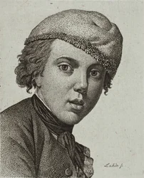 Jens Juel, według autoportretu Juela z 1767 r.