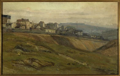 Rue du Moulin-des-Prés, około 1900 (olej na płótnie)