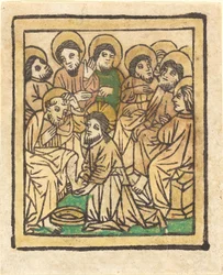 Chrystus myje stopy apostołom