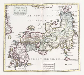 Mapa Japonii, 1769