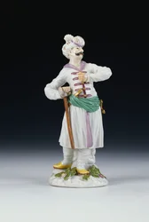 Figura perska z Miśni, ok. 1748 (porcelana)