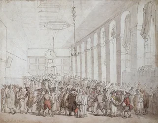 Okrągły taniec na głównym placu miejskim, ze starych Norymberskich zwyczajów i praktyk w grach i pieśniach, opublikowany 1831