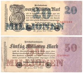 Dwadzieścia pięćdziesiąt milionów banknotów, 1923