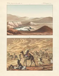 O Saharze (kolorowy grawerunek)