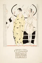 Reklama "F.V. Grunfeld", od Styl, pub.1922 (druk pochoir)