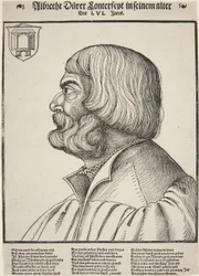 Albrecht Durer, lat 56 (drzewryt)