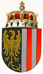 Herb Górnej Austrii, c.1898