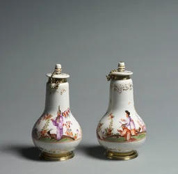 Zakryta Kolba, producent Fabryka Porcelany Miśnia, Niemcy, c.1720-1723
