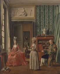 Scena domowa, ok. 1775-80