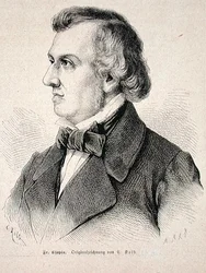 Fryderyk Chopin (1810-49) 1870 (rycina)