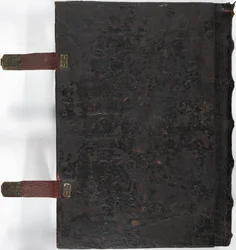 Lewis E 161, Mszał, tylna okładka, Frankonia, prawdopodobnie Forchheim, Niemcy