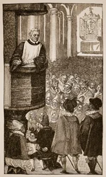 Głoszenie Marcina Lutra, ok. 1517 r.
