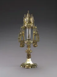 Monstrancja z relikwią św. Sebastiana, 1484