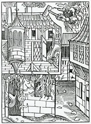 O bostynge lub hauynge ufności w fortunę, ilustracja z angielskiego przekładu „Statek głupców” Aleksandra Barclay