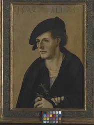 Portret młodzieńca (olej na drewnie)