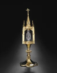 Relikwiarz z Zębem Św. Jana Chrzciciela, Metaloplastyka: 1375-1400