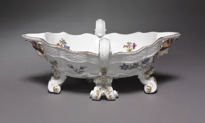 Sosnik, wyprodukowany w Miśnieńskiej Fabryce Porcelany, Niemcy, 1735-56