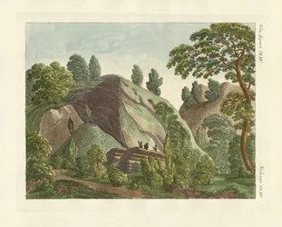 Bazaltowe kolumny w Kitzhammer of Meissner