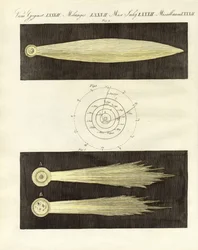 Komety (kolorowy grawer)