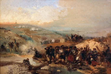 Zdobycie Wieży Malakoff — Gerolamo Induno