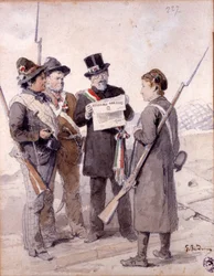 Risorgimento: Pięć dni Mediolanu (Cinque giornate di Milano) (18-22 marca 1848): jest to jeden z pierwszych epizodów rewolucji 1848 roku (część pierwszej włoskiej wojny o niepodległość), w której powstali mediolańczycy powstańczy ludność przeciwko