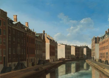 Widok na Złoty Zakręt w Herengracht Widok na Złoty Zakręt w Herengracht od wschodu