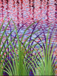 Creek Reeds 08, 2014 (akryl na płótnie)