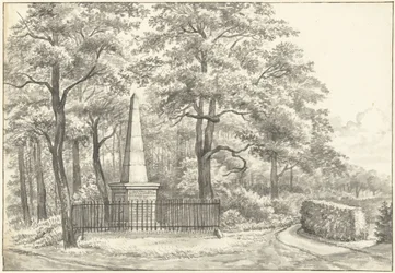 Pomnik Witte van Haemstede, ufundowany w 1817 roku przez Davida Jacoba van Lennepa w Huis te Manpad w Heemstede