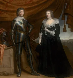 Frederik Hendrik i Amalia z Solms-Braunfels, ok. 1637-8