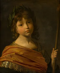 Portret Maurycego lub Moritza, księcia Palatyna (1621-1652) przedstawiony jako Mars, jako chłopiec, ok. 1625-35 (olej na płótnie)