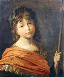 Książę Rupert (1619-82) jako chłopiec jako Mars (olej na płótnie)