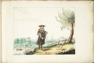 Moses ter Borch na wsi poza Zwolle