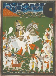 Maharana Bhim Singh w procesji