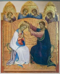 Koronacja Marii Panny z aniołami, około 1404