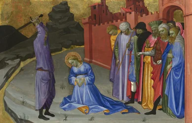 Ścięcie św. Małgorzaty, ok. 1409 (tempera jajeczna na topoli)