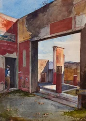 Dom Kastora i Polluksa w Pompejach z oficjalnym przewodnikiem, z dodatkami ucznia Burbonów