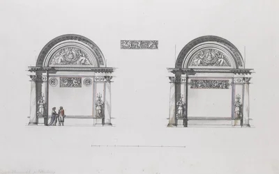 Projekt pałacu Szeremietiewa, Ostankino, ok. 1930 r. 1796