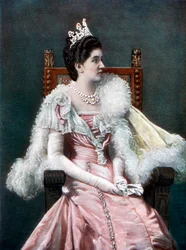 Królowa Włoch Elena, koniec XIX wieku.