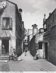 Wenecja, Calle dellAngiolo w San Martino, ok. 1890
