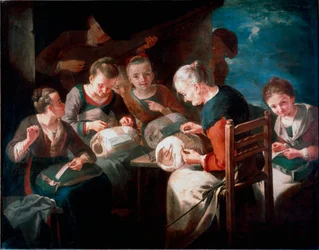 Hafciarki Obraz Giacomo Francesco Cipper mówi, że prywatna kolekcja Todeschini (XVII-XVIII w.)