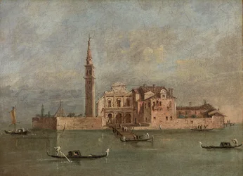 Capriccio wyspy w weneckiej lagunie