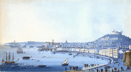 Przybycie kontradmirała Horatio Nelsona (1758-1805) do Neapolu (Włochy), 22 września