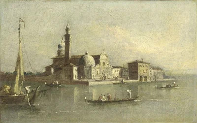 Widok na wyspę San Michele w Wenecji
