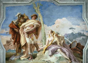 Rinaldo porzuca Armida, 1757.
