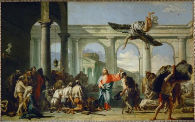 Jesus guerissant le paralytique de Bethesda - Jezus uzdrawia paralityka w Bethesda ...