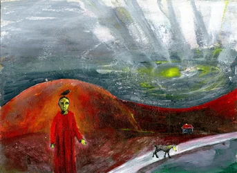 Pies z żółtą twarzą zabierz mnie do domu, 2005,