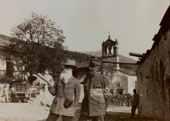 Album "Pictures of War II": Żołnierze włoscy w Val Chiusone do Podsenicy, 09.1917 (zdjęcie czarno-białe)