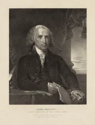 James Madison, Czwarty Prezydent Stanów Zjednoczonych, c.1828 (lito)